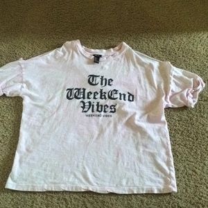 Oversize distressed T-shirt